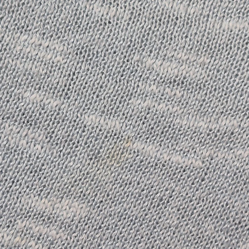 Eileen Fisher Womens Large Blue Organic Linen Cotton V Neck Sweater‎ Top
